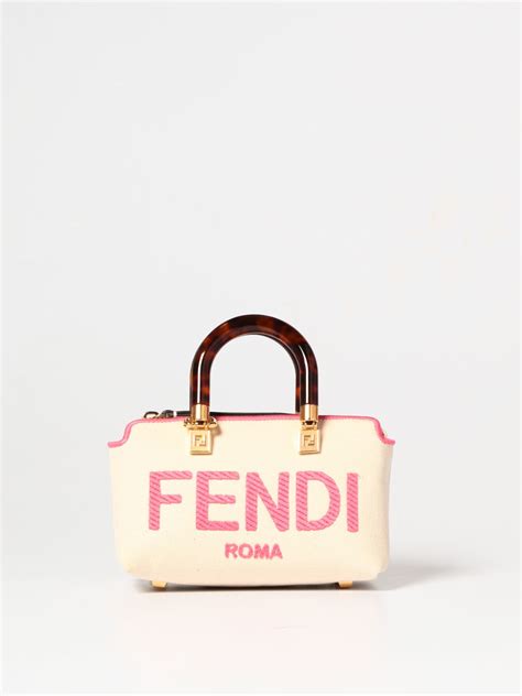 mini pink fendi bag|pink fendi crossbody canvas print.